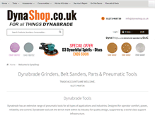 Tablet Screenshot of dynashop.co.uk